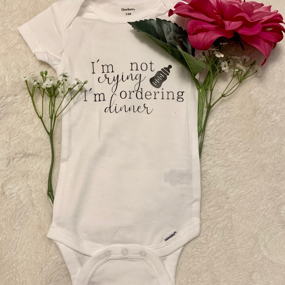 I’m Not Crying I’m Ordering Diner Onesie